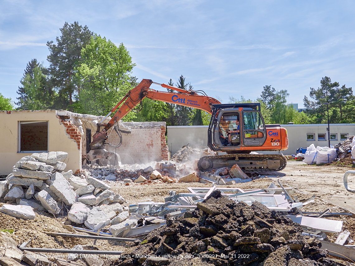 11.05.2022 - Baustelle am Haus für Kinder in Neuperlach